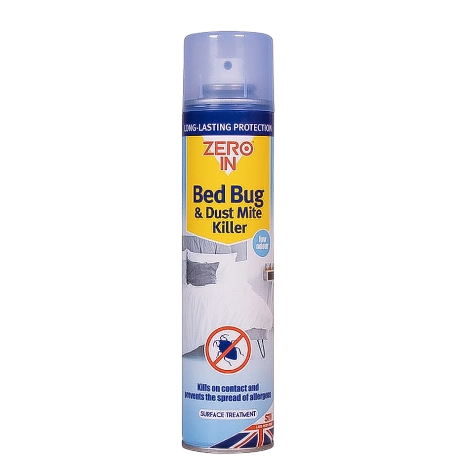 image 1 of Zero In Bed Bug and Dust Mite Killer Spray Household Pest Control 300ml
