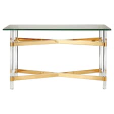 Luxe Design Coffee Table, Spacious Top Decorative Coffee Table For Livingroom, Durable Modern Coffee Table Multi