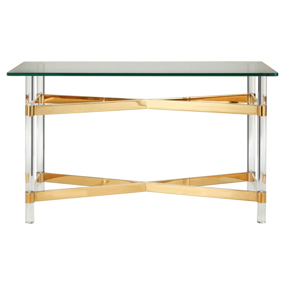 image 1 of Luxe Design Coffee Table, Spacious Top Decorative Coffee Table For Livingroom, Durable Modern Coffee Table Multi