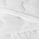 image 3 of Dual Layer 3cm Mattress Topper Air Flow Hypo Allergenic Soft Touch Bedding White | Double