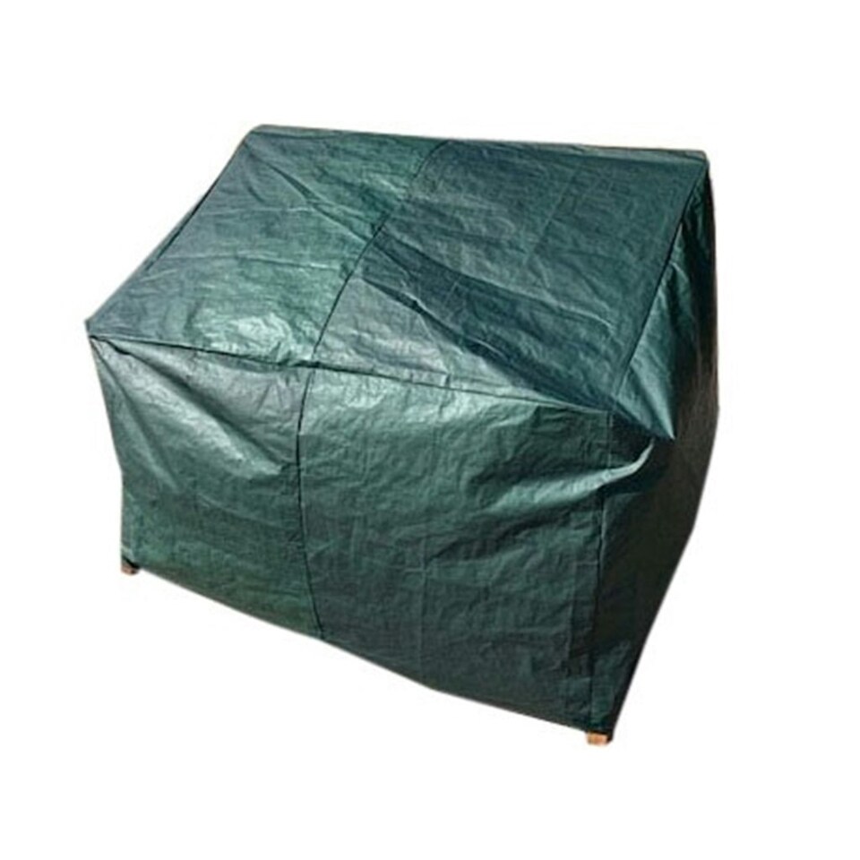 image 1 of Wooden 3 Seat Angled Companion Set With 1 x Bench Cushion Green,1 x Chair Cushion Green & 1 x Fitted Cover