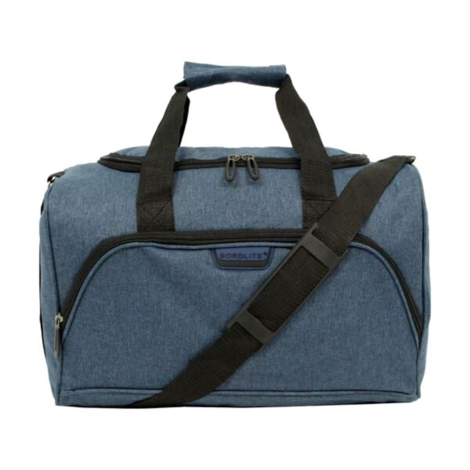 image 1 of Bordlite Multifunctional Under the Seat Shoulder Hand Luggage Holdall Bag - 40x20x25cm - Navy