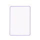image 2 of Pack of 6 A4 Double Sided Magnetic Erasable MDF Plain Whiteboards With Purple Border | Purple | Purple