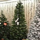 image 2 of 2.2m (7.5ft) Premier Plain Green Spruce Pine Slim Christmas Tree with Stand