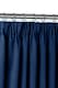 image 1 of Essential Woven Thermal Blackout Pencil Pleat Curtains 228cm x 228cm Navy | Blue | Blue