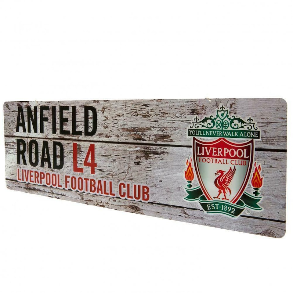 image 1 of Liverpool FC Rustic Plaque | Red | Red/White/Black | 1
