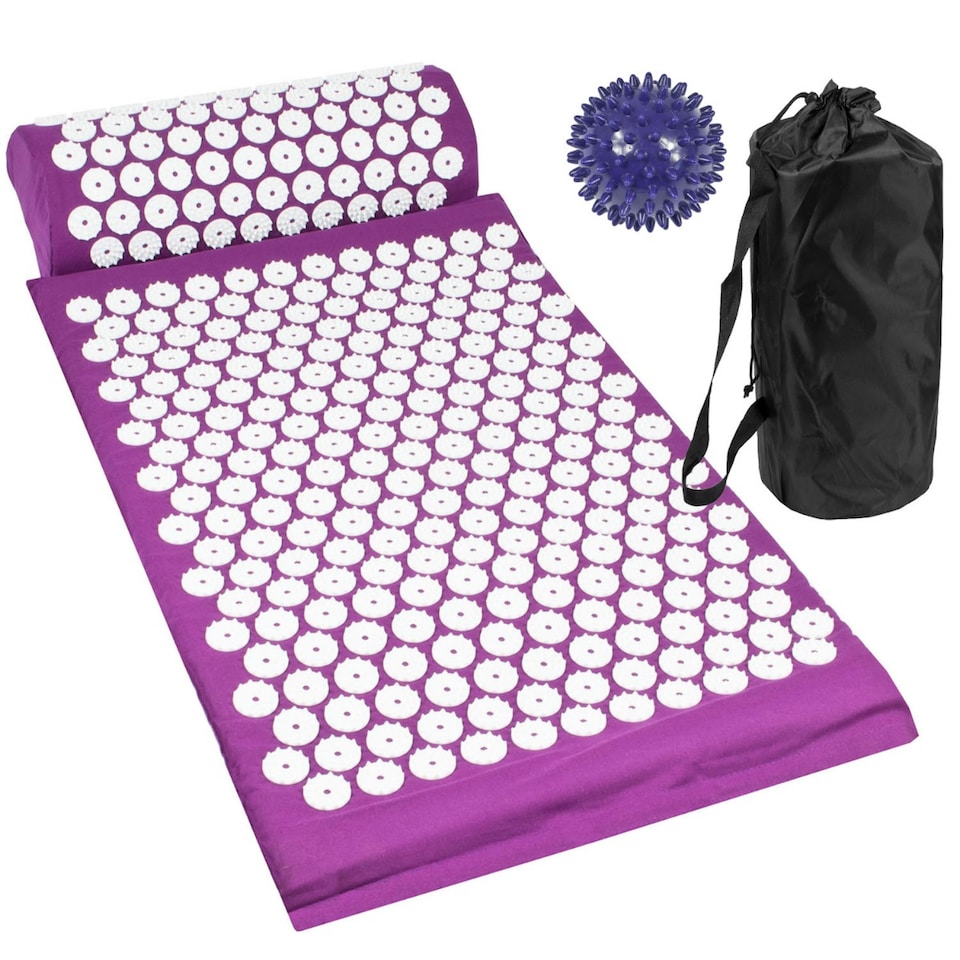 image 1 of Komodo Acupressure Mat, Pillow and Ball Set - Purple