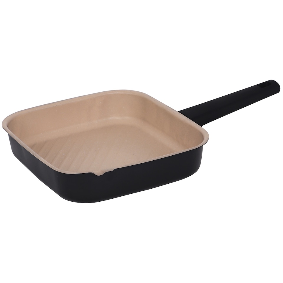 image 1 of Gr8 Home Casamema Black 10 Pcs Forged Carbon Steel Non Stick Marble Saucepan Cookware Set