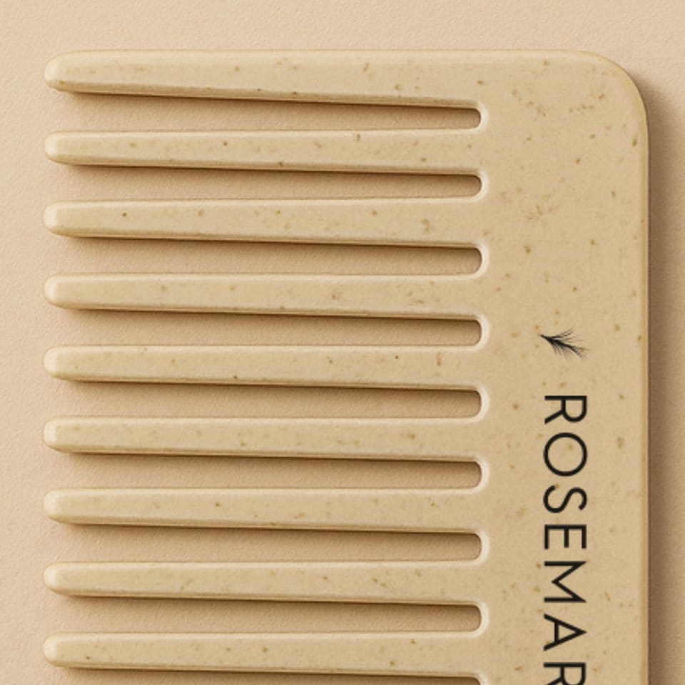 image 1 of Rosemary Hair Oil Co Scalp Soothe Essential Flat Comb