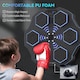 image 8 of SPORTNOW Music Boxing Machine, Smart Bluetooth Boxing Machine Wall Mounted with 9 Speeds & Modes, LED Lights, Punching Pad for Adults, Black