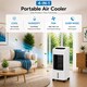 image 3 of EMtronics Portable Fan Evaporative Air Cooler Conditioner / Humidifier with Timer and 4 Litre Water Tank