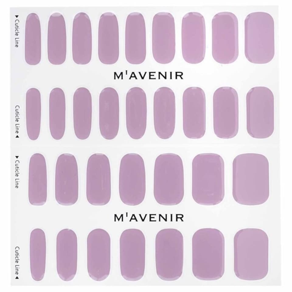 image 1 of Nail Sticker (purple) - # Redbean Matt Nail - 32pcs Red