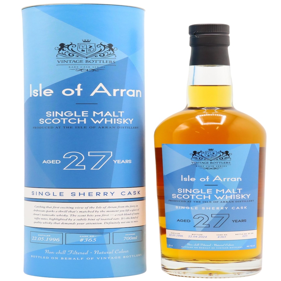 Arran - Vintage Bottlers Single Cask No. 365 1996 27 year old Whisky