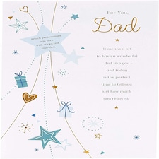 Dad Birthday Card Any Age 40.50.60.70.80.90.Sentimental Verse