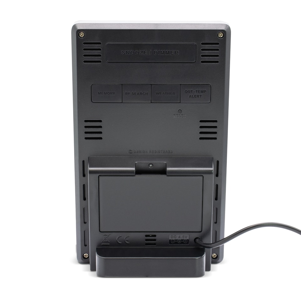 image 1 of Acctim Ermir 6 in 1 Barometric Weather Station with Outdoor Sensor Temperature Humidity VA Display Graphite Grey
