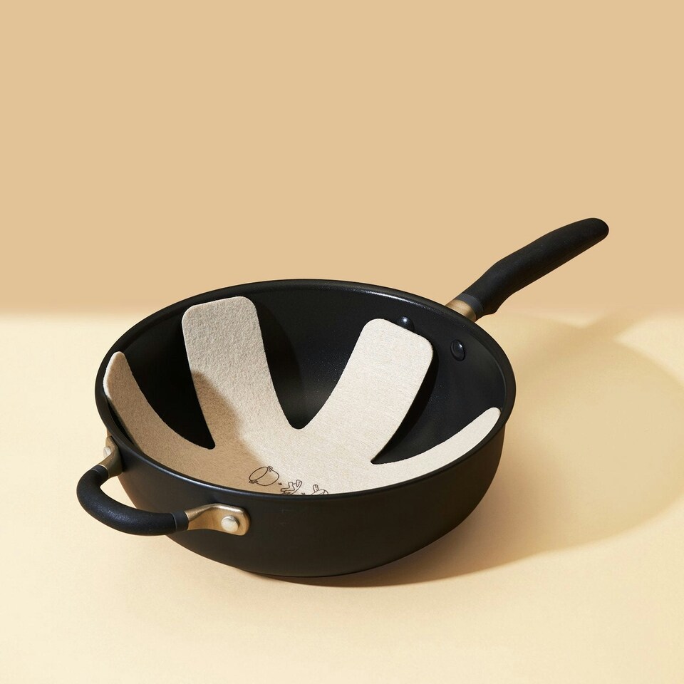 image 1 of Meyer Accent Saucepan, Frying Pan & Chef Pan Essential Set - 6 Piece