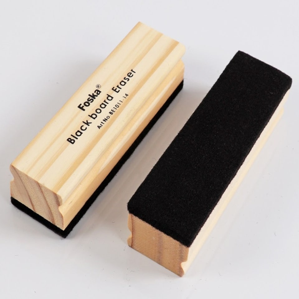 image 1 of Wooden Black Board Eraser