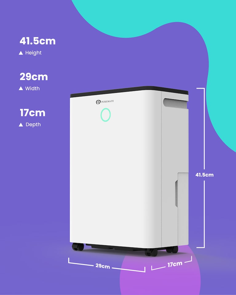 image 1 of 12L​/Day Dehumidifier ​for Home, Automatic Humidity Sensor