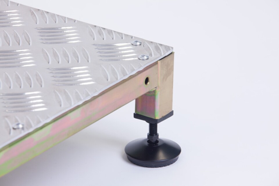 image 1 of The Ramp People Adjustable Mobility Step - Metal Outdoor Half Step