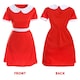 image 3 of Greedy Golden Ticket Winner Costume, Facepaint, Wig, Belly & Ticket Red | XL