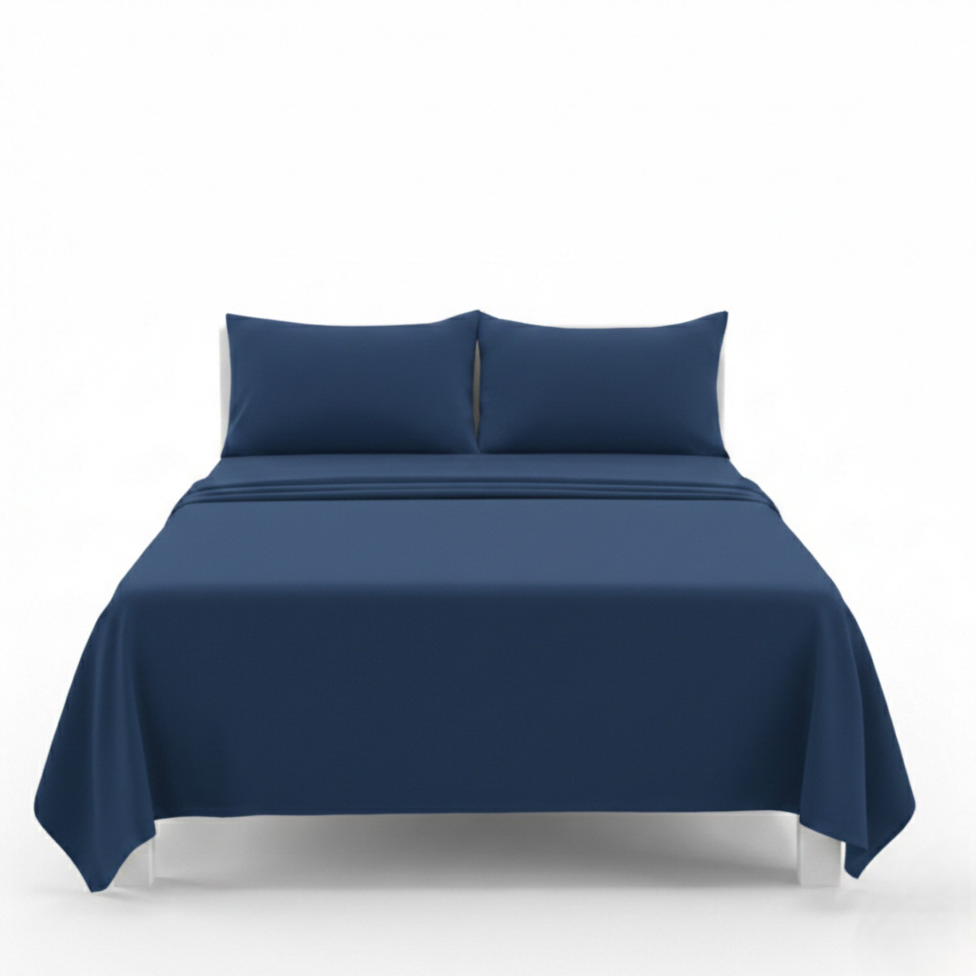 Easy Care Flat Bed Sheet Polycotton Durable Low Maintenance