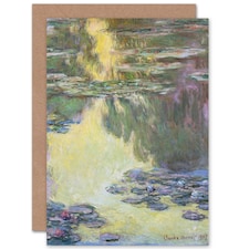 Water Lilies Painting Claude Monet Art Card