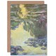 image 1 of Water Lilies Painting Claude Monet Art Card