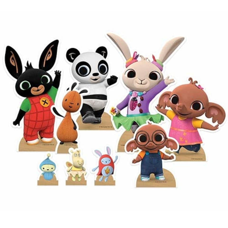 Bing Table Top Cutout Decorations - Pack of 9