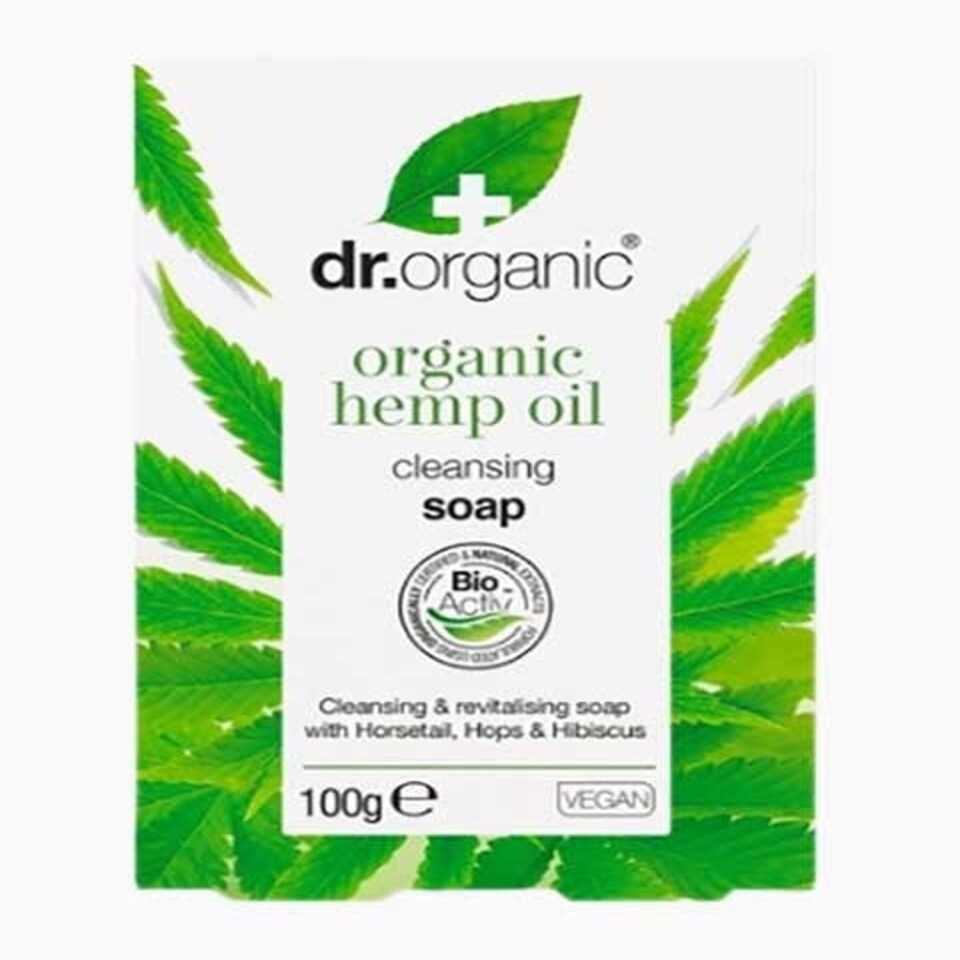 Dr Organic Organic Hemp Oil Cleansing Soap 100 g