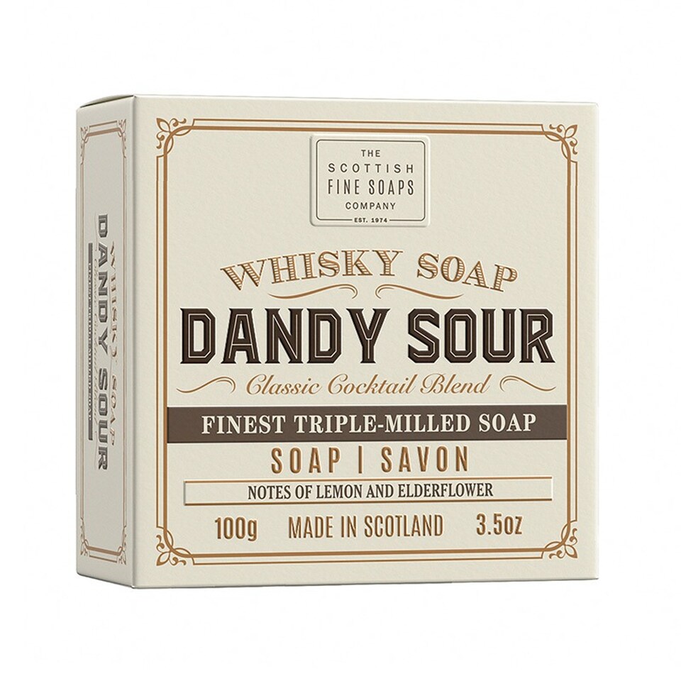 Scottish Fine Soaps Soap In A Carton Whisky Dandy Sour 100g