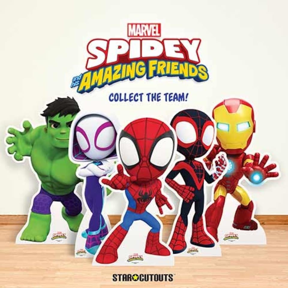 image 1 of Ghost Spider - Spidey and His Amazing Friends Marvel Disney Star Mini Cardboard Cutout 95cm