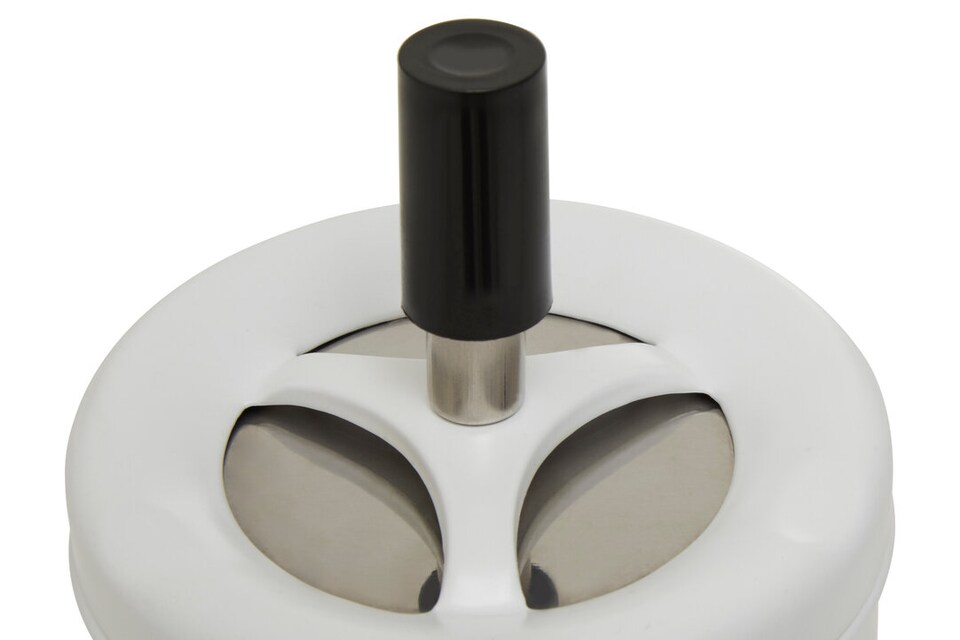 image 1 of White Spinning Ashtray