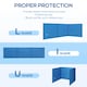 image 3 of Outsunny Camping Windbreak Portable Wind Blocker Privacy Wall, 540cm x 150cm