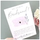 image 1 of Mummy To Be Wish Charm Bracelet.  Watercolour. Pregnancy New Baby  Card