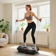 image 2 of SPORTNOW Vibration Plate Exercise Machine with 120 Speed Levels, 5 Programs | Black | Glossy black | 52.4L x 31W x 12H cm