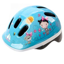 Helmet for Kids Toddlers – Lightweight Adjustable Bike Helmet for Boys & Girls – Safety Crash Protection for Cycling, Scooter, Skateboard – MV62 | Blue | Friends | XS