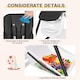 image 6 of COSTWAY Folding Baby High Chair Convertible Infant Portable Dining Highchair-Black