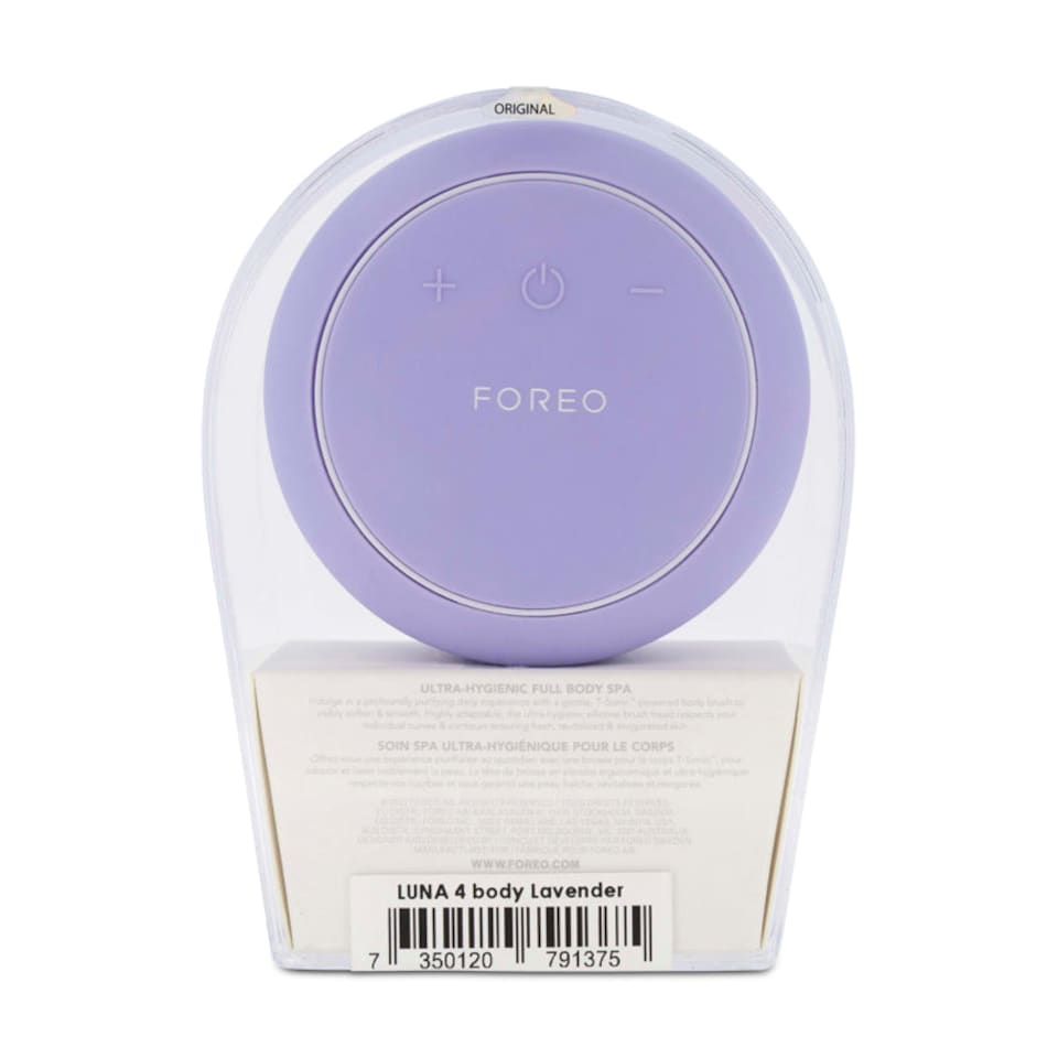 image 1 of Foreo Luna 4 Body T-Sonic Massaging Body Brush Lavender Purple | Multi | Lavender Purple | One Size