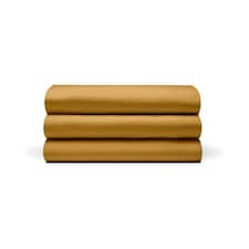 Belledorm Egyptian Cotton Blend Fitted Sheet - Ochre - Superking