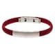 image 1 of West Ham United FC Silicone Crest Bracelet - Claret - One Size