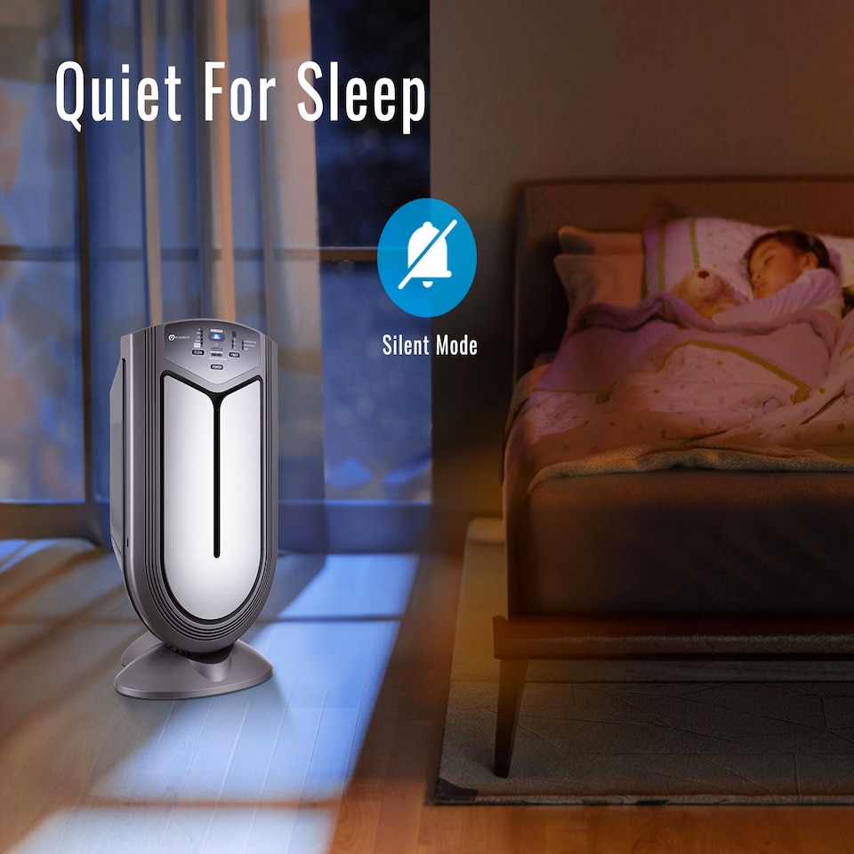 image 1 of 7 in1 Intelligent Air Purifier and Ioniser with 7 Layer Filtration System UV Light and True HEPA Filter