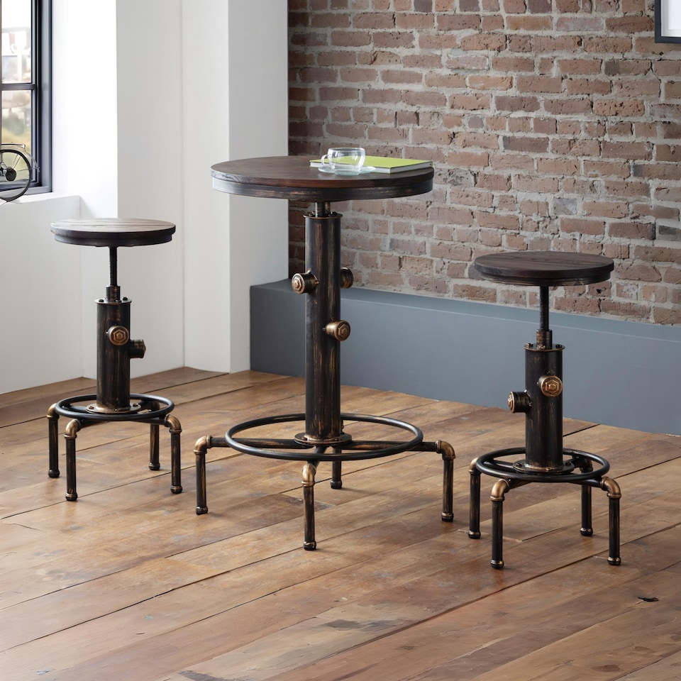 image 1 of Rockport Pipework Bar Table