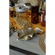 image 6 of Artesà Cast Aluminium Gold Leaf Plate