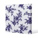 image 1 of Roses Print On Polka Dots (Canvas Print) 114 x 114 x 4cm