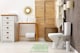 image 3 of Marlow Collection Soft Touch Non-Slip Bathroom Rug in Sage Green (45cm x 75cm)