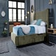 image 4 of Carli Plush Grey Super King Bed Frame - Grey