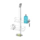 image 1 of Simplehuman Over Door Shower Caddy | Silver | Matt Stainless Steel + Anodised Aluminium | Overdoor | 1