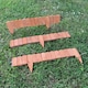 image 4 of Wooden Log Roll Style Garden Lawn Edging (70cm x 10cm) - 3 Panels