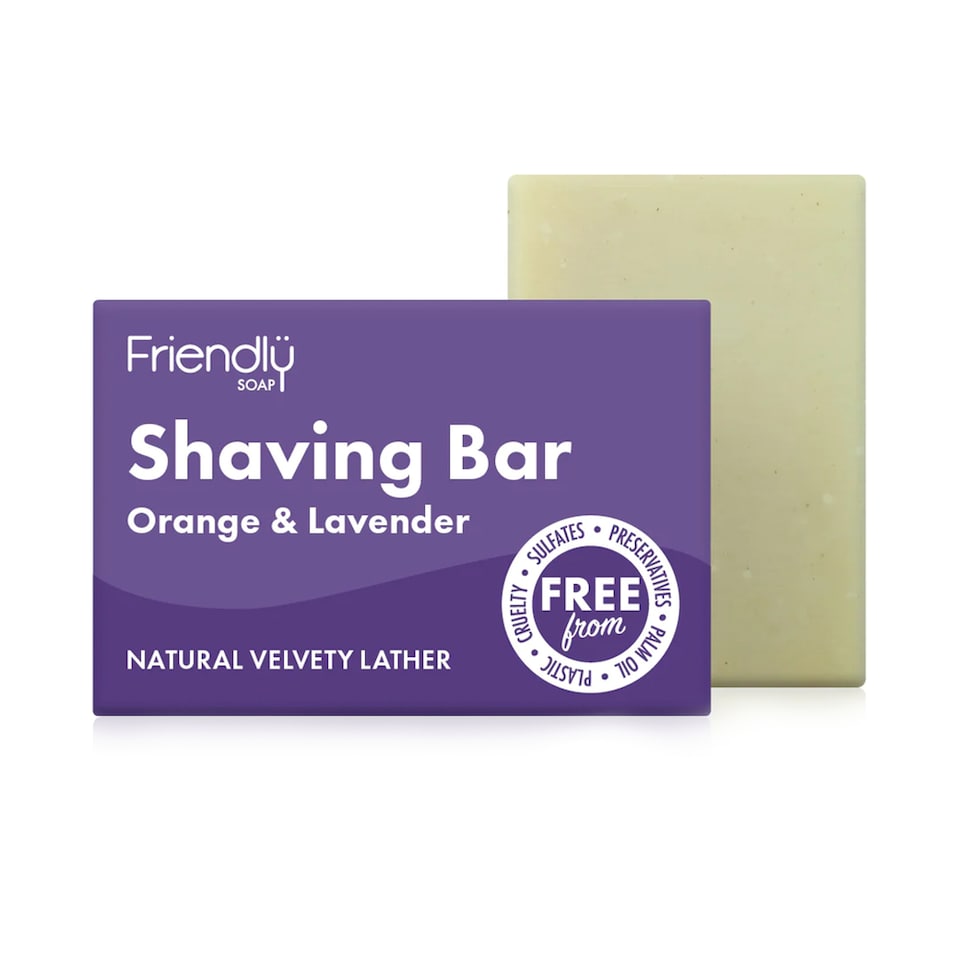 Orange & Lavender Shaving Soap 95g (Friendly Soap)