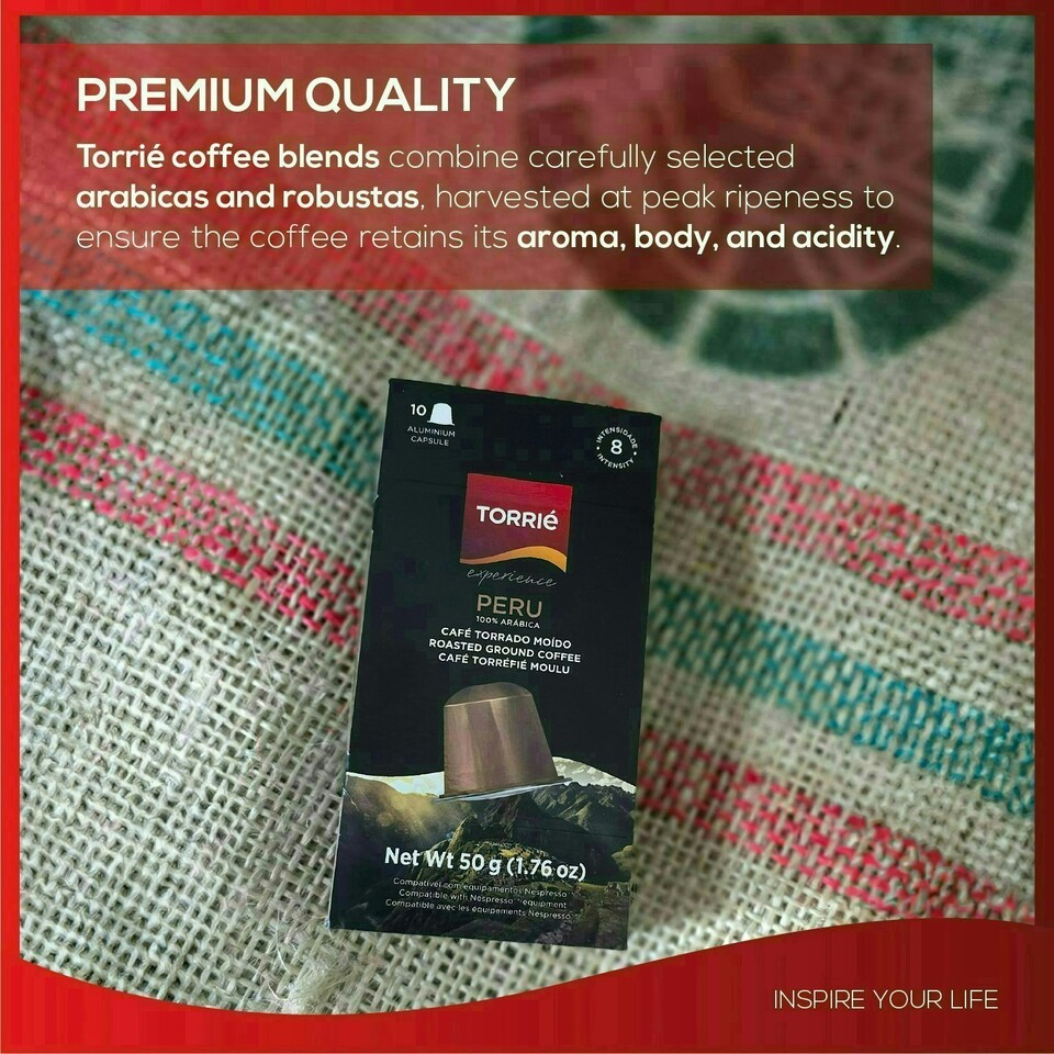 image 1 of Peru Aluminium Nespresso ® Compatible Coffee Capsules (120 Pods)